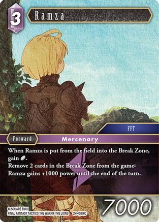 Ramza (24-089C) - Hidden Legends Foil