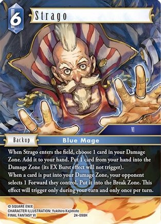 Strago (24-098H) - Hidden Legends Foil