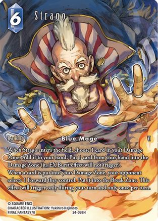Strago (Full Art) (24-098H) - Hidden Legends Foil