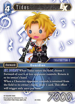 Tidus (24-101C) (24-101C) - Hidden Legends Foil
