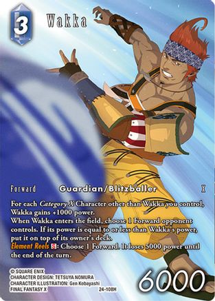 Wakka (Full Art) (24-108H) - Hidden Legends Foil
