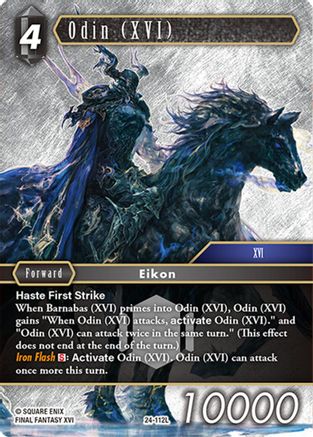 Odin (XVI) (24-112L) - Hidden Legends Foil