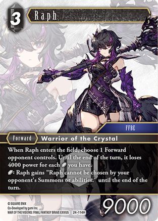 Raph (24-114H) - Hidden Legends Foil