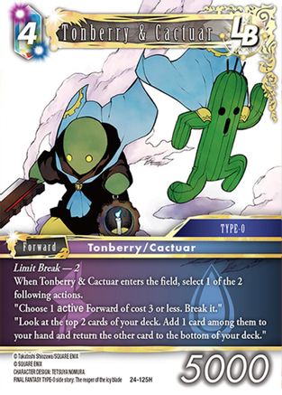 Tonberry & Cactuar LB (24-125H) - Hidden Legends Foil