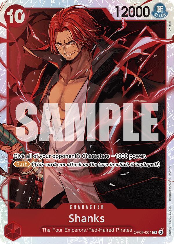 Shanks (004) / Super Rare / OP09