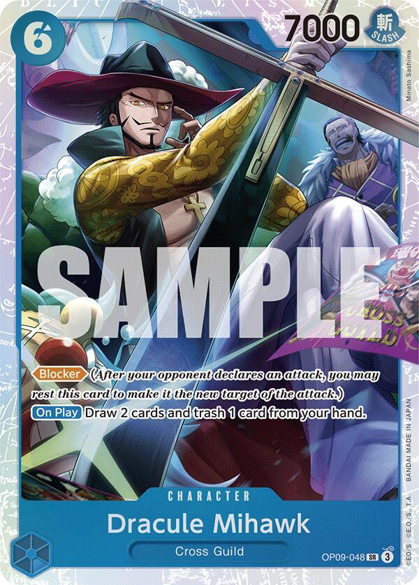 Dracule Mihawk / Super Rare / OP09