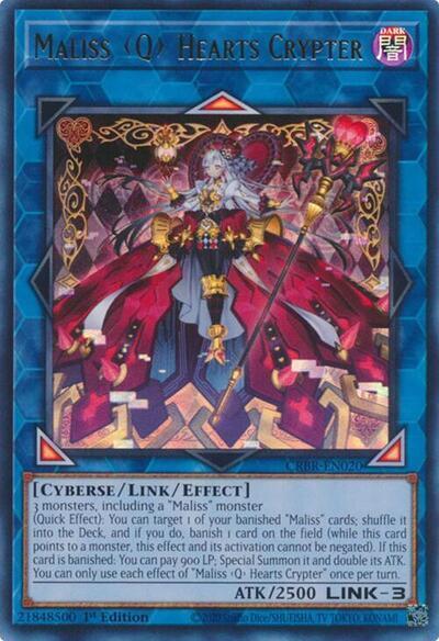 Maliss Q Hearts Crypter / Ultra Rare / CRBR / 1st Edition