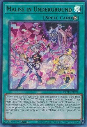 Maliss in Underground (CRBR-EN021) - Crossover Breakers 1st Edition