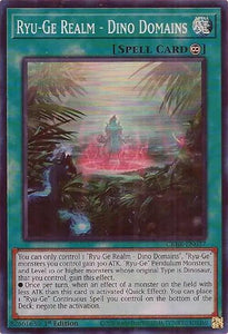 Ryu-Ge Realm - Dino Domains / Super Rare / CRBR / 1st Edition