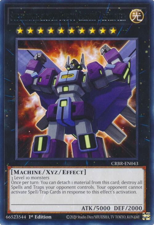 Superdimensional Robot Galaxy Destroyer / Rare / CRBR / 1st Edition