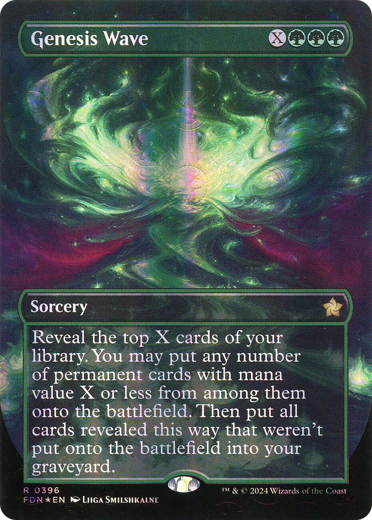 Genesis Wave (FDN-396) - Foundations (Borderless) Foil