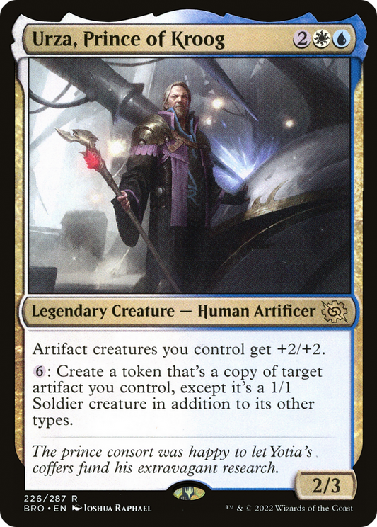 Urza, Prince of Kroog (BRO-226) - The Brothers' War