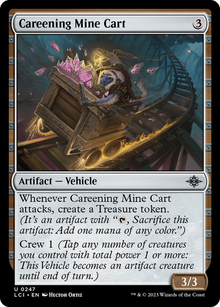 Careening Mine Cart (LCI-247) - The Lost Caverns of Ixalan: (vehicle)