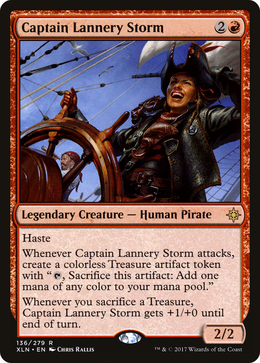 Captain Lannery Storm (XLN-136) - Ixalan Foil