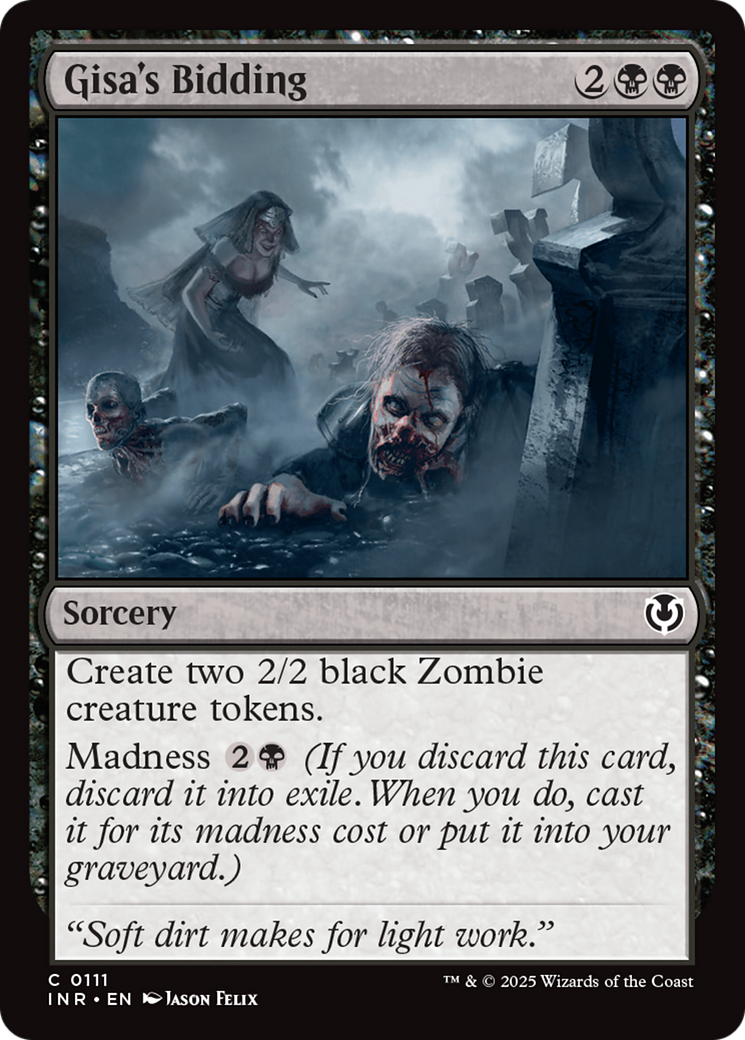 Gisa's Bidding (INR-111) - Innistrad Remastered