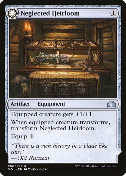 Neglected Heirloom // Ashmouth Blade (SOI-260) - Shadows over Innistrad: (Double Faced Transform)