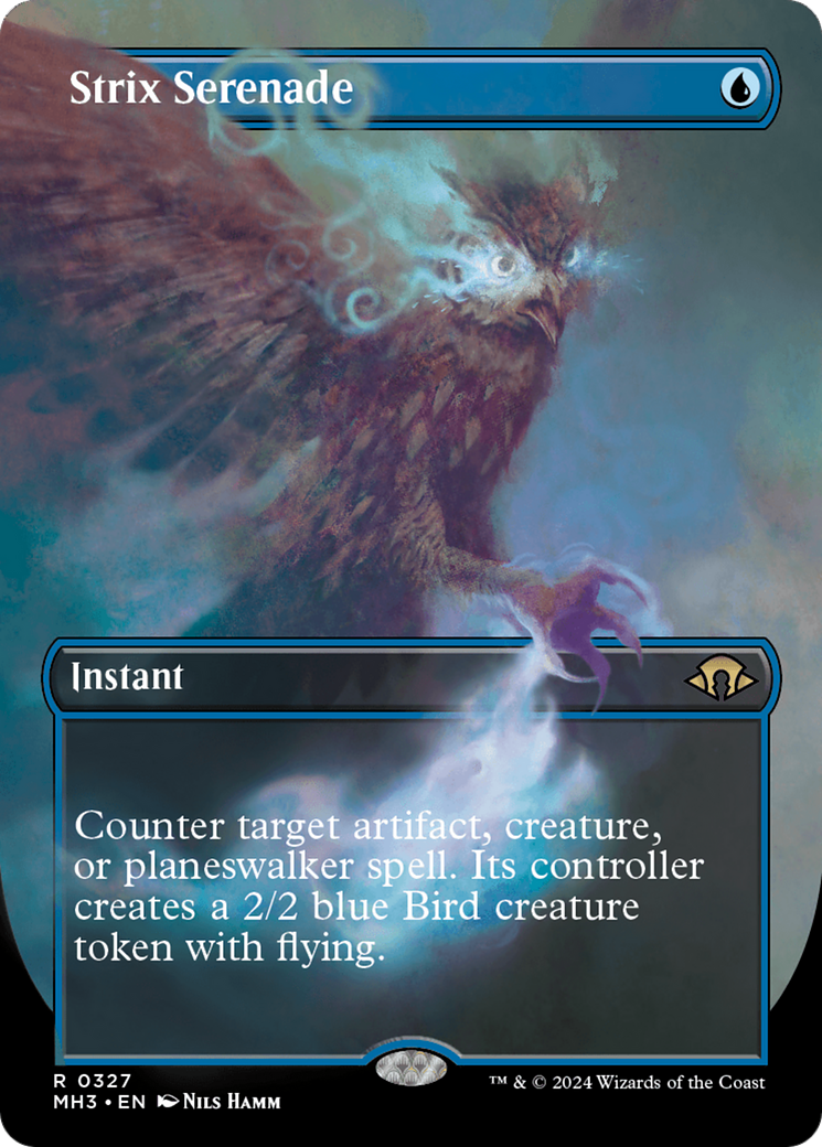 Strix Serenade (MH3-327) - Modern Horizons 3 (Borderless) Foil