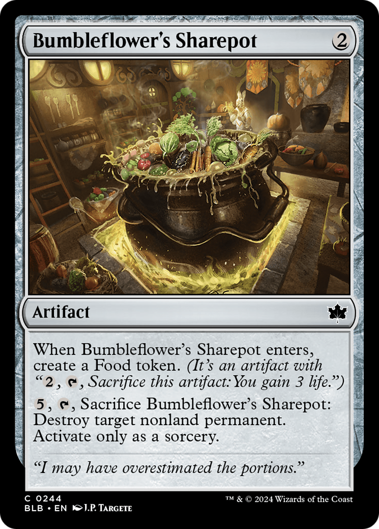 Bumbleflower's Sharepot (BLB-244) - Bloomburrow Foil