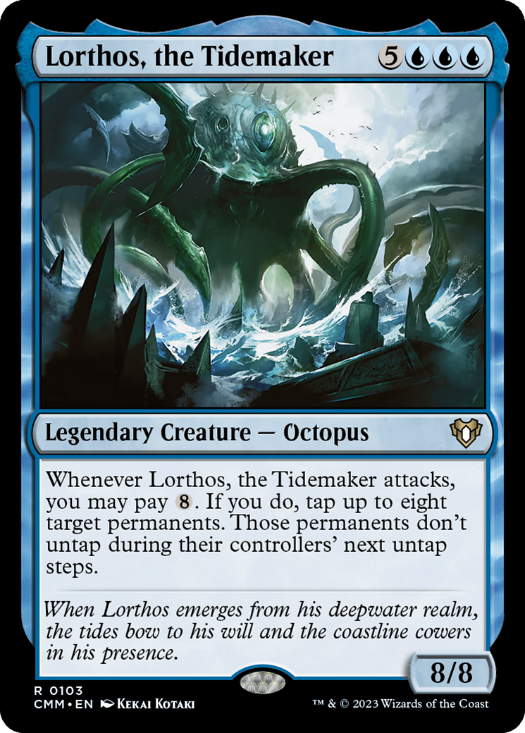 Lorthos, the Tidemaker (CMM-103) - Commander Masters Foil