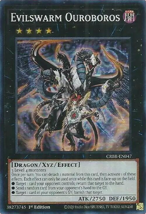 Evilswarm Ouroboros / Super Rare / CRBR / 1st Edition