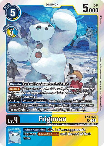 Frigimon / Rare / EX8