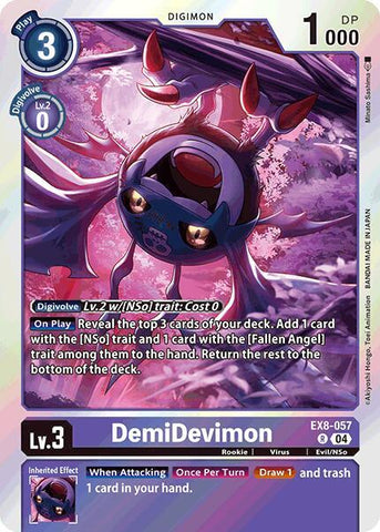 DemiDevimon / Rare / EX8