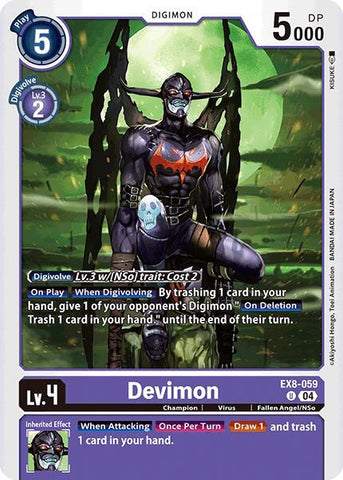 Devimon / Uncommon / EX8