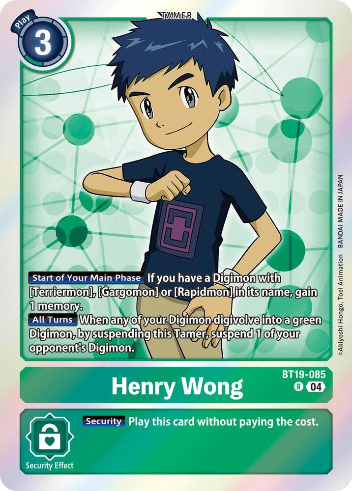 Henry Wong / Rare / BT19-20