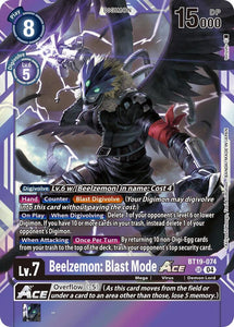 Beelzemon: Blast Mode ACE / Super Rare / BT19-20