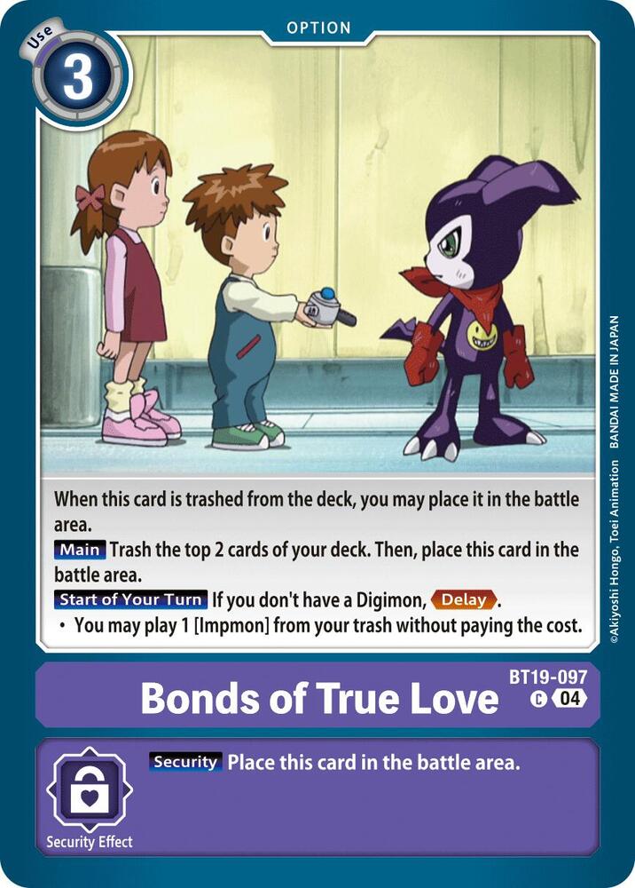 Bonds of True Love / Common / BT19-20