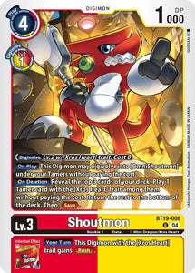 Shoutmon / Uncommon / BT19-20