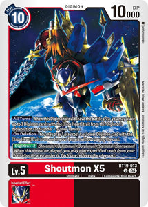 Shoutmon X5 / Uncommon / BT19-20