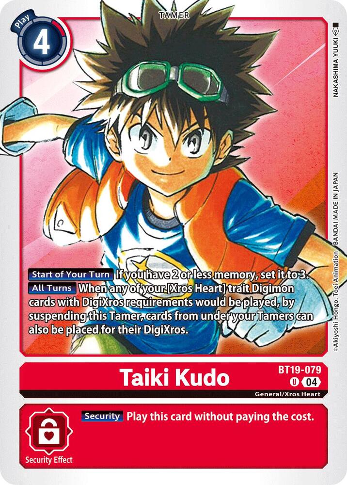 Taiki Kudo / Uncommon / BT19-20