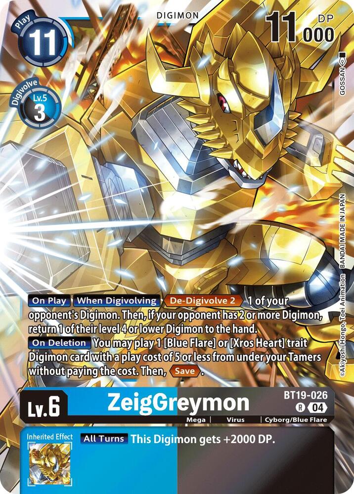 ZeigGreymon / Rare / BT19-20