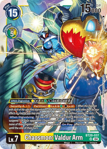 Chaosmon: Valdur Arm / Super Rare / BT19-20