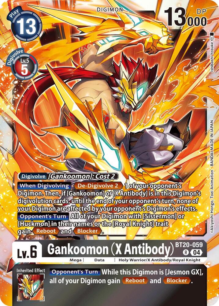 Gankoomon (X Antibody) / Rare / BT19-20