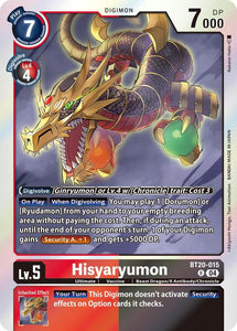 Hisyaryumon / Rare / BT19-20