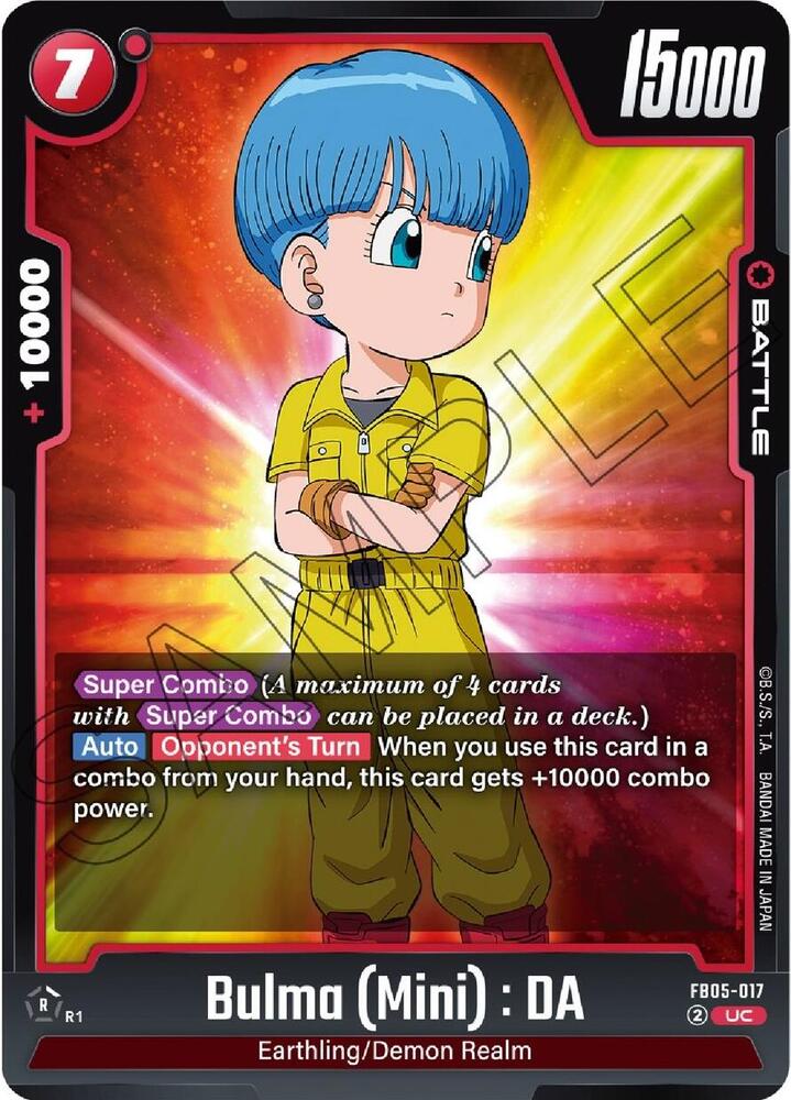 Bulma (Mini) : DA / Uncommon / FB5