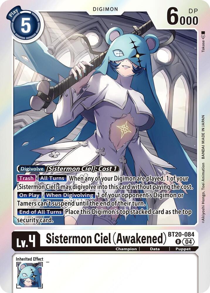 Sistermon Ciel (Awakened) / Rare / BT19-20