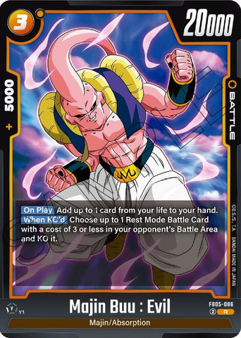 Majin Buu : Evil / Rare / FB5