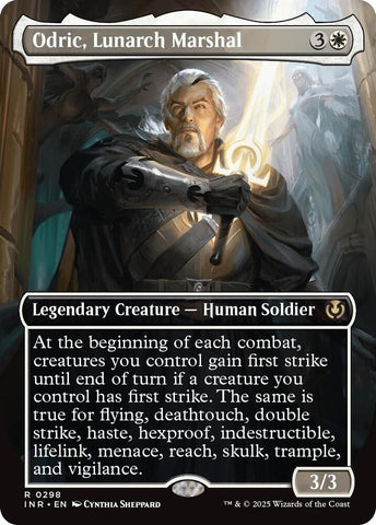 Odric, Lunarch Marshal (Borderless) / R / INR (FOIL)