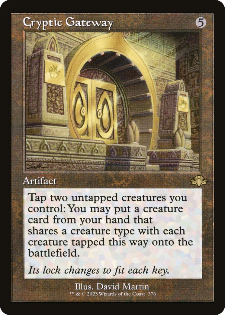 Cryptic Gateway (DMR-376) - Dominaria Remastered