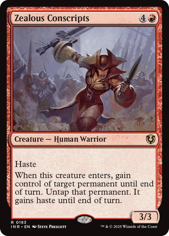 Zealous Conscripts / R / INR (FOIL)