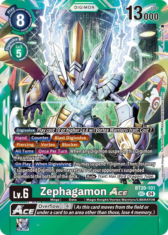 Zephagamon ACE / Secret Rare / BT19-20