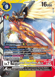 Alphamon: Ouryuken ACE / Super Rare / BT19-20