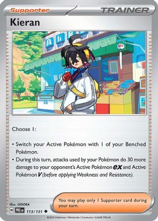 Kieran 113/131  SV Prismatic Evolutions - Uncommon