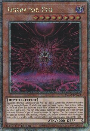 Liberator Eto (Quarter Century Secret Rare) (SUDA-EN023) - Supreme Darkness 1st Edition