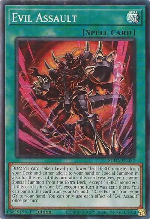 Evil Assault / Super Rare / SUDA / 1st Edition