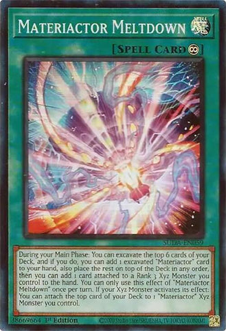 Materiactor Meltdown / Super Rare / SUDA / 1st Edition