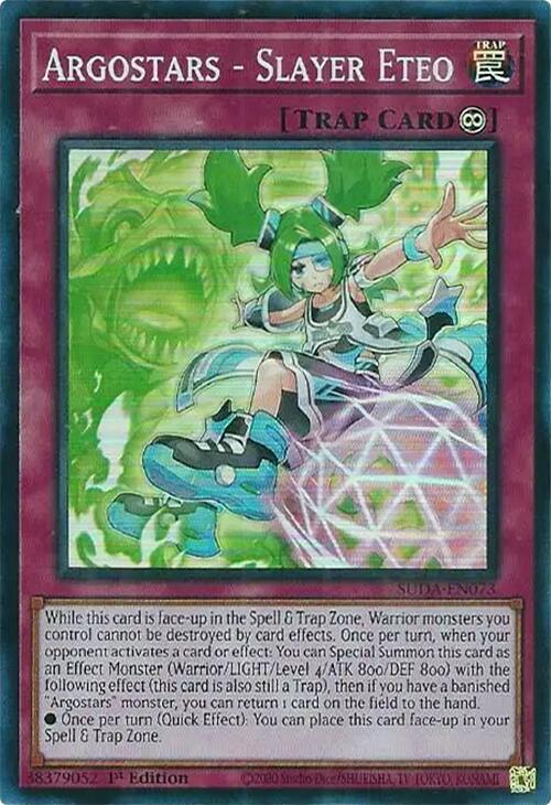 Argostars - Slayer Eteo / Super Rare / SUDA / 1st Edition